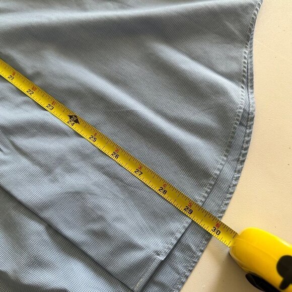 CAMICISSIMA Milano Mens Dress Shirt Long Sleeves Regular Cotton Blue Check Sz 41 - Picture 6 of 8